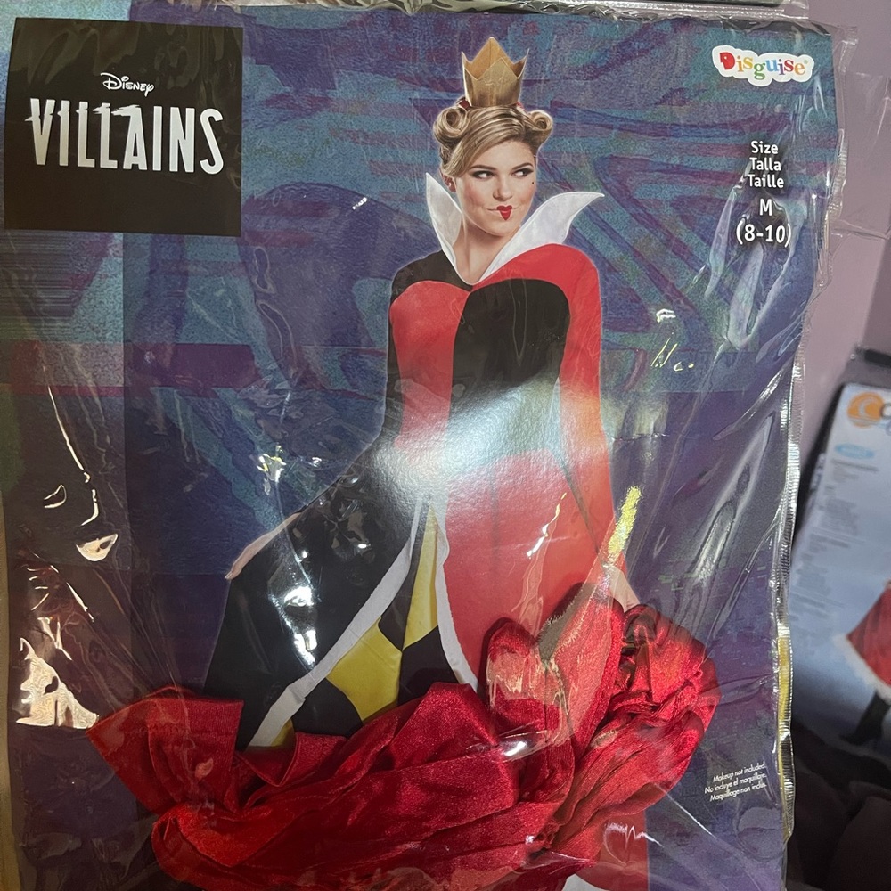 Queen of Hearts womens adult size medium costume